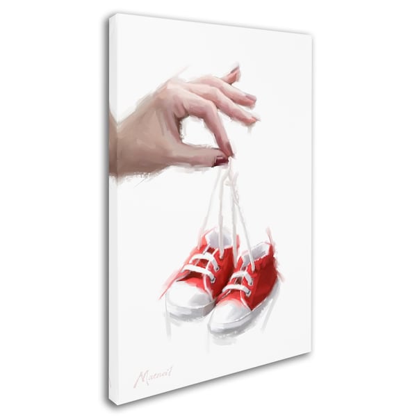 The Macneil Studio 'Baby Red Booties' Canvas Art,22x32